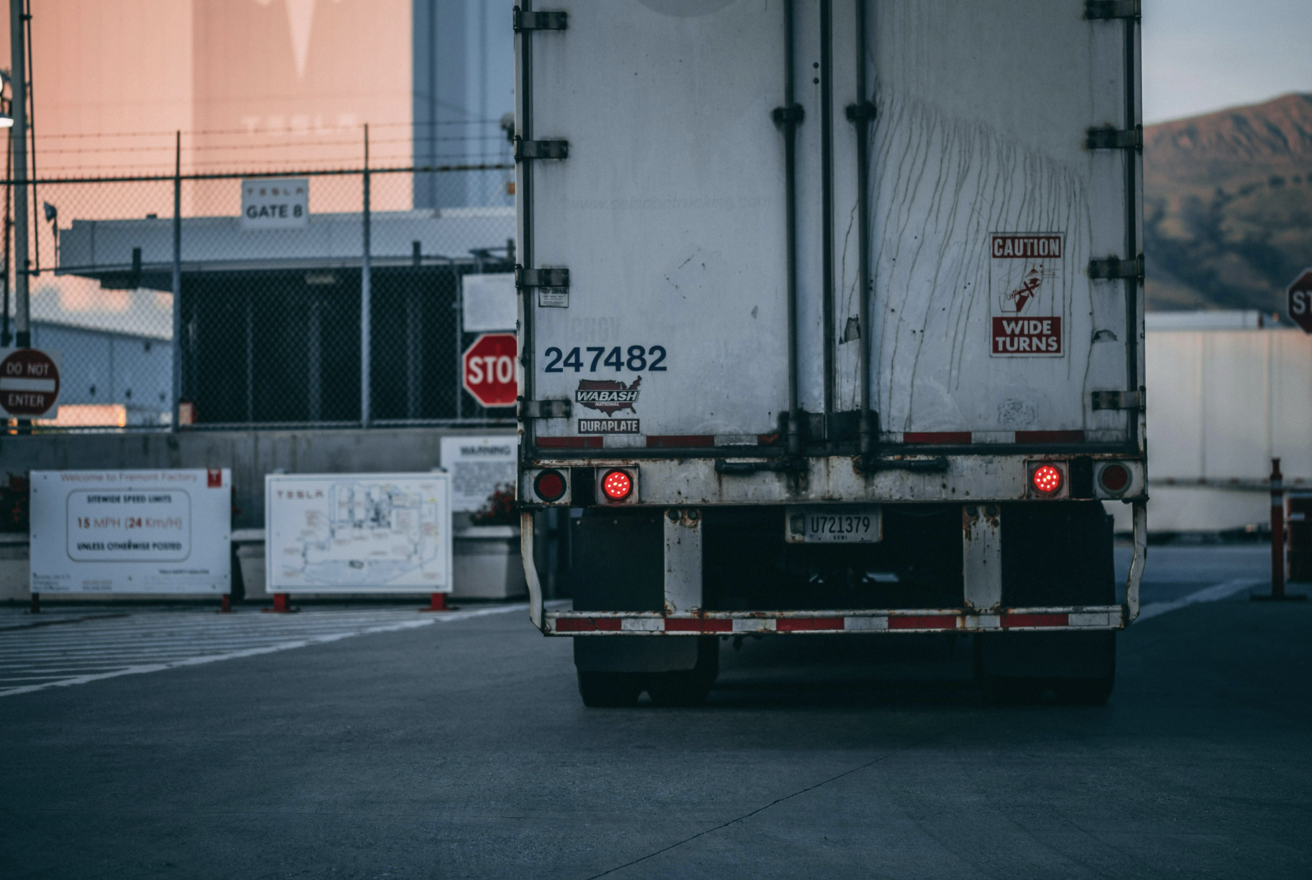 Nettoyage de camions